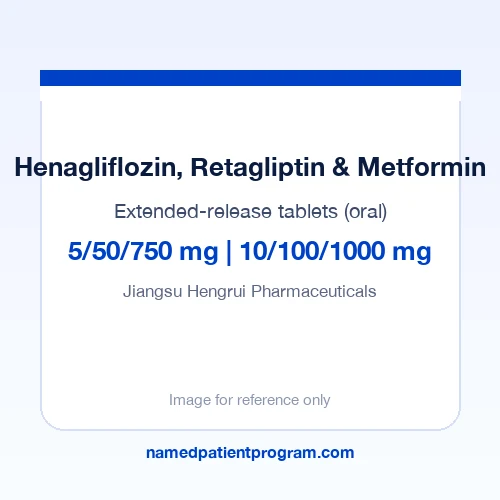 Henagliflozin, Retagliptin and Metformin